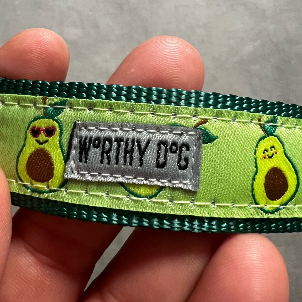 Avocado Green Dog Collar